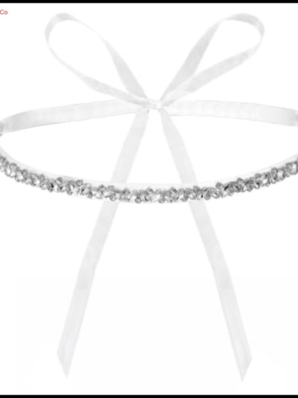 Crystal Rhinestone Bridal Wedding Belt Sash Organza Ribbon Dress